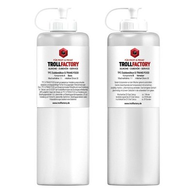 TFC Dubliersilikon S-TRANS FOOD mittelhart Shore 30 1:1 1kg Lebensmittel Silikon