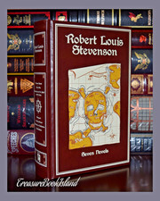 Robert Louis Stevenson 7 Novels Jekyll Treasure New Leather Bound Collectible 