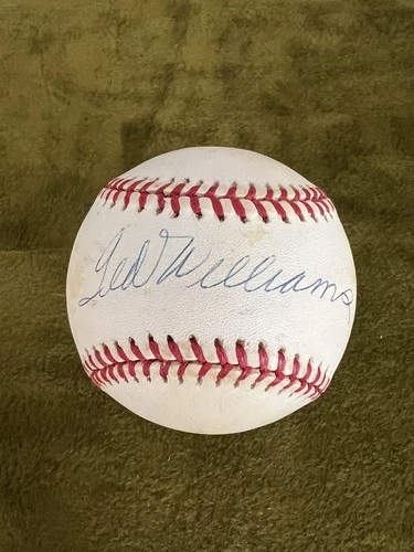 Ted Williams Signed Baseball No Certification from Estate. JFD