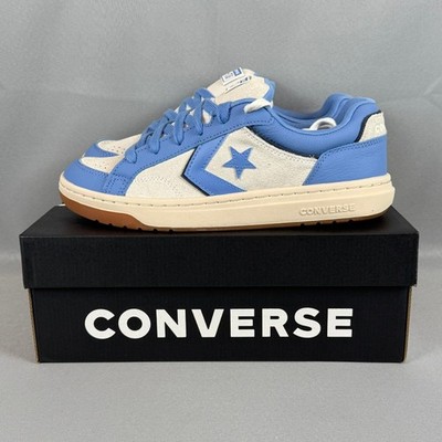 Converse Pro Blaze Classic Ox Leather Suede Shoes Mens 8.5 Sky Blue A14245C New