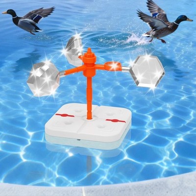 Pool Bird Deterrent Device Floating Reflective Bird Deterrent Windmill Keep