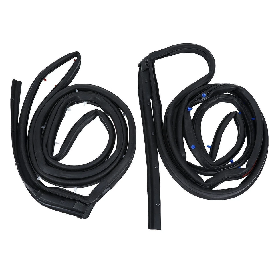 Par de sellos antideslizantes silenciosos para puerta trasera izquierda y derecha Nissan Sentra 2013-2019 Foto 3 de 4