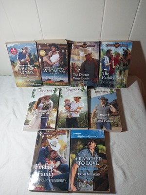 Harlequin Western Promises Cowboy Ranch Country Legacy Lot Of 9 Paperback Books