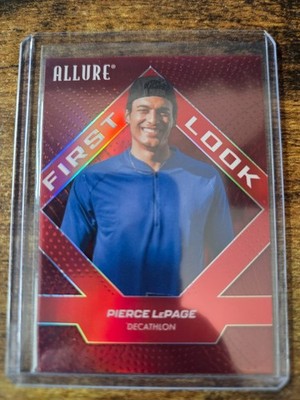 2025 Upper Deck Allure SE Pierce LePage First Look Red Rainbow #128 Decathlon