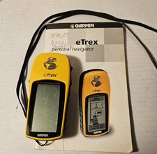 Garmin eTrex 12 Channel GPS Yellow Handheld Personal Navigator Working