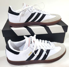 adidas Samba Indoor Soccer Shoes, White  Black - IH6001 Size 7.5 Mens NEW