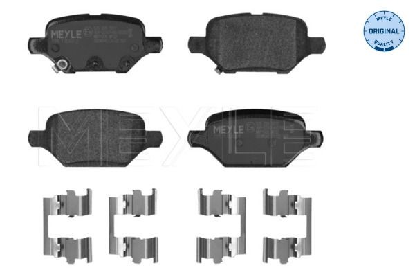 Braking System Disc Brake Pad Set Meyle 025 229 3017 Fits Chevrolet Opel