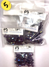Swarovski Crystal 6mm 360 pcs Lilac AB 5301 5 baggies of 72