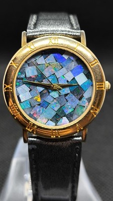 - Vintage - Opal Zifferblatt - Fossil  SC-5489 Quartz unisex Uhr - Armbanduhr -
