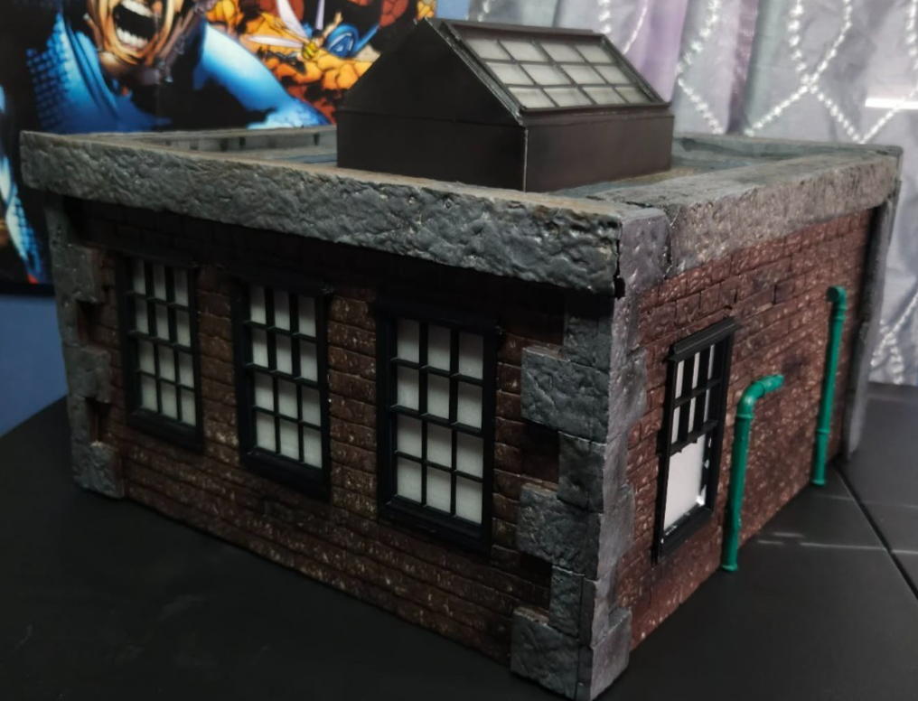 1/12 Rooftop Diorama for 6 inch Action Figure like Marvel Legends