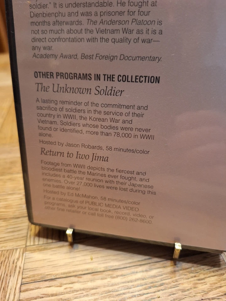 The Anderson Platoon Documentary Real Vietnam Experience Schoendorffer VHS - Image 4 of 4