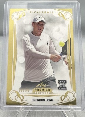 2023 Leaf Premier Edition Gold Foil Brendon Long RC /30 RARE SSP