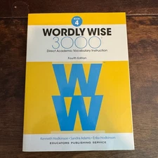 Wordly Wise 3000 Book 4 Fourth Edition Vocabulary Instruction Workbook