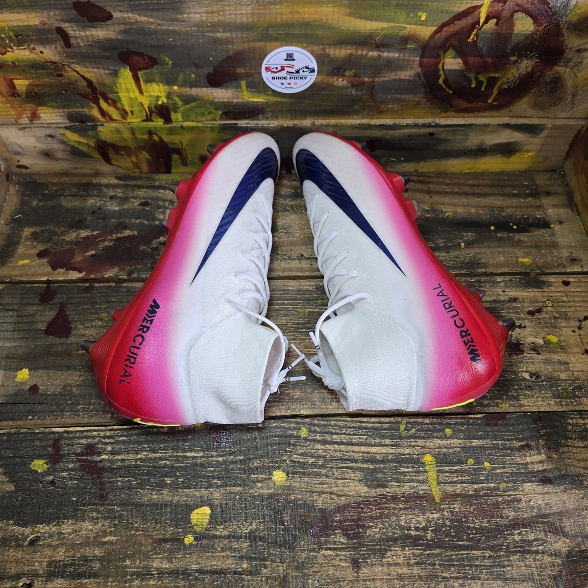 Nike Zoom Mercurial Superfly 10 Elite SG Fear Nothing HV3755-600 sz 12.5 RARE Nike Air Zoom Mercurial Superfly Elite 10 SG-PRO Player  main image 3