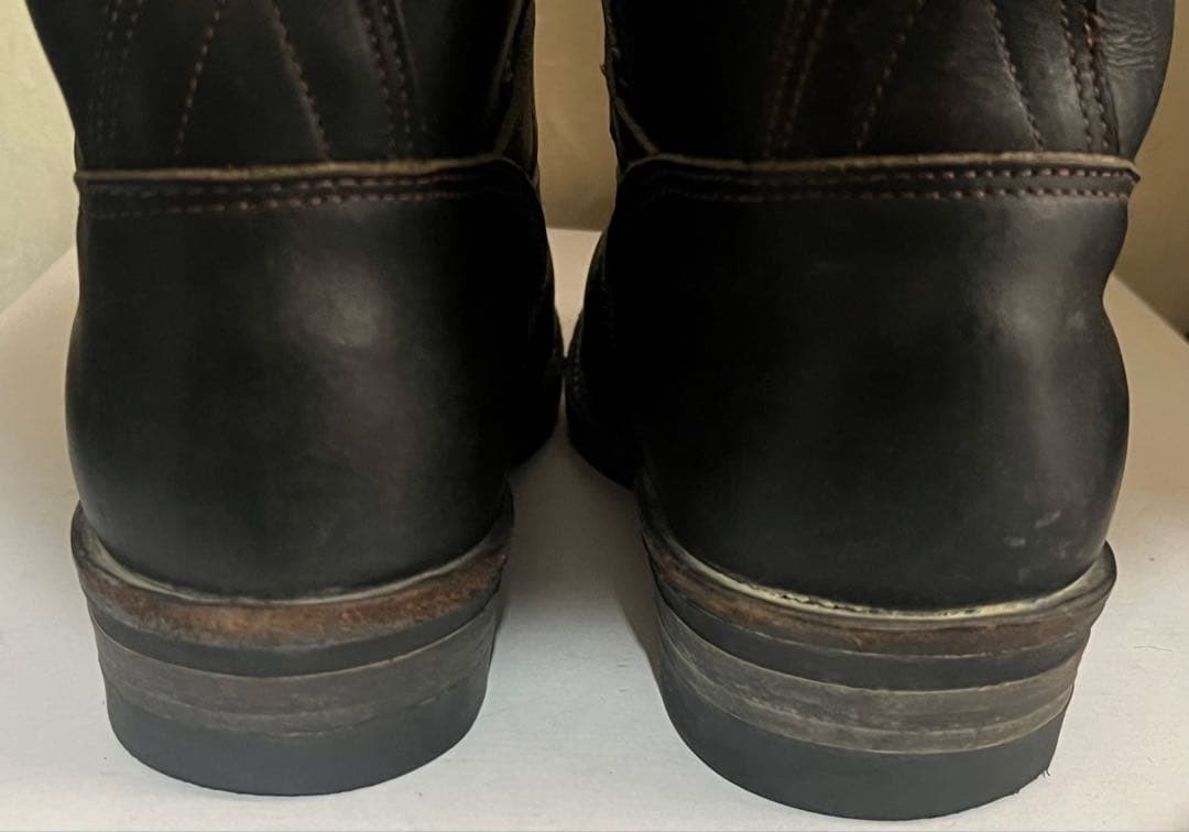 Wesco Boss Custom Black Mens Style Work Boots US Size 10.5 Rare Used image 3