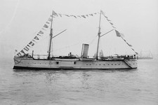 726041 Portuguese Man Of War Fleet Review At Spithead UK 1900 A4 Photo Print