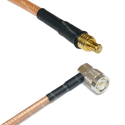 RG400 MCX MALE to TNC Male Angle RF Cable FAST-SHIP LOT