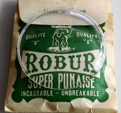 Verre Pour Montre 26mm ROBUR Qualité A - Super Punaise Acrylique, Neuf Sans étiquette