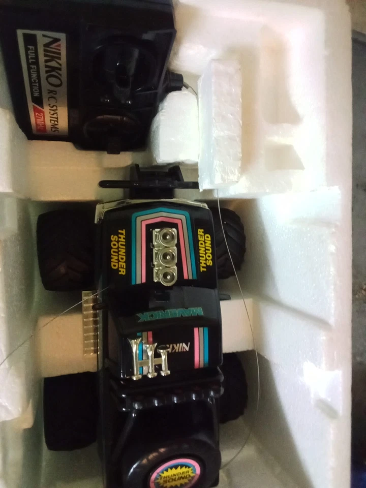 Vintage Nikko Maverick Sound System RC Truck Big Wheels Works,Rare - Image 3 of 4