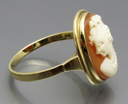 REIF-DESIGN - ELEGANTER RING "GEMME" - KLASSIKER - 333 GOLD - Bild 5 von 6