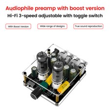 Upgraded 6K4 Tube Preamplifier Amplifier HiFi Tube Preamp Audio Sounds Amp Board