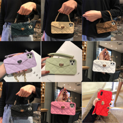 Handbag Fashion Wallet Strap Case Cover For iPhone 16 15 14 Screen Protector