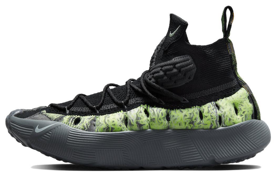Nike ISPA Sense Flyknit Black Neon Green 2022 - CW3203-003 | eBay