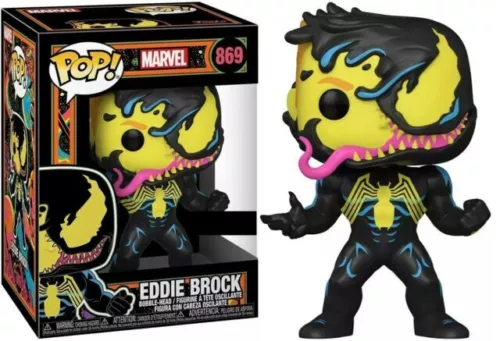 Funko Pop! Eddie Brock #869 - Blacklight - Marvel Spider-Man - Target Exclusive