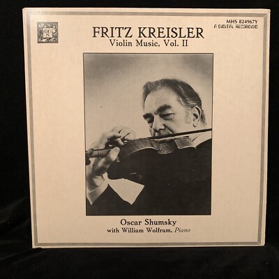 クラシック Fritz Kreisler, Complete RCA Recordings Fritz Kreisler – The Complete RCA Recordings – Box Set