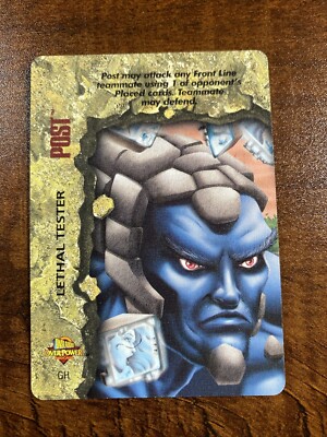 rare marvel overpower cards 1995 Fleer Marvel Overpower NonSport #NNO Magneto/Juggernaut/Sabr main image 1