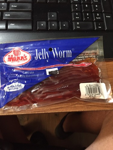 3) Vintage Mann's 7 JELLY WORMS...6/Pack...Toutes couleurs