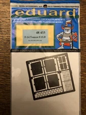 1/48 Eduard GRUMMAN F-14 TOMCAT F.O.D. Intake Covers Photo Etch Detail PE OOP