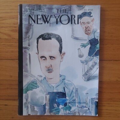 New Yorker Magazine Barry Blitt Art Bad Chemistry Las Vegas September 30 2013