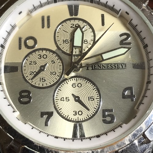 hennessy time wrist watch