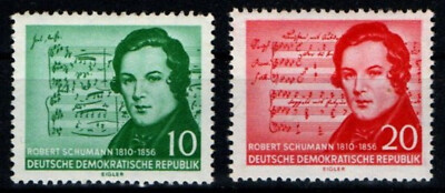 DDR - 1956, Robert Schumann, postfrisch