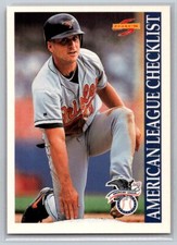 💎1996 Score Baseball #274 American League Checklist💎