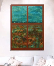 Mark Little original,painting,60”x48”Acrylic,Abstract,48,36,extra Large,Giant,XL