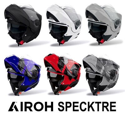 Modular Motorcycle Helmet P/J Approval Airoh SPECKTRE Color Cement Grey For Sale Online