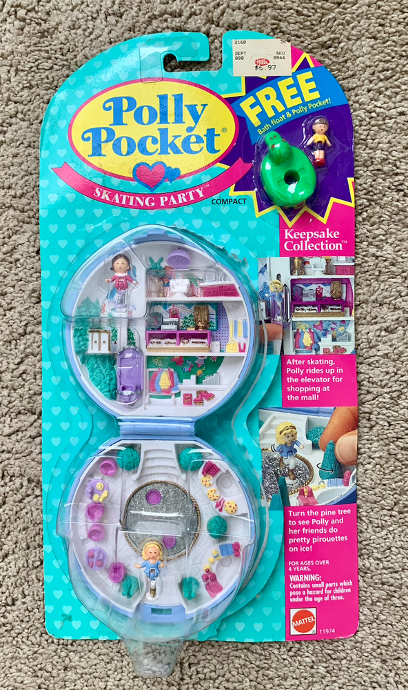 Vintage Polly Pocket Skating Party