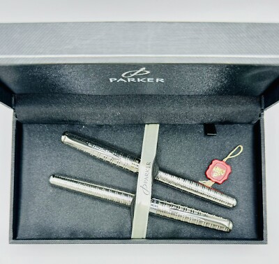 【未使用】PARKER SONNET FRANCE N 18K750ケース付き Rare Parker Sonnet France A.III Fountain Pen & Ballpoint Set