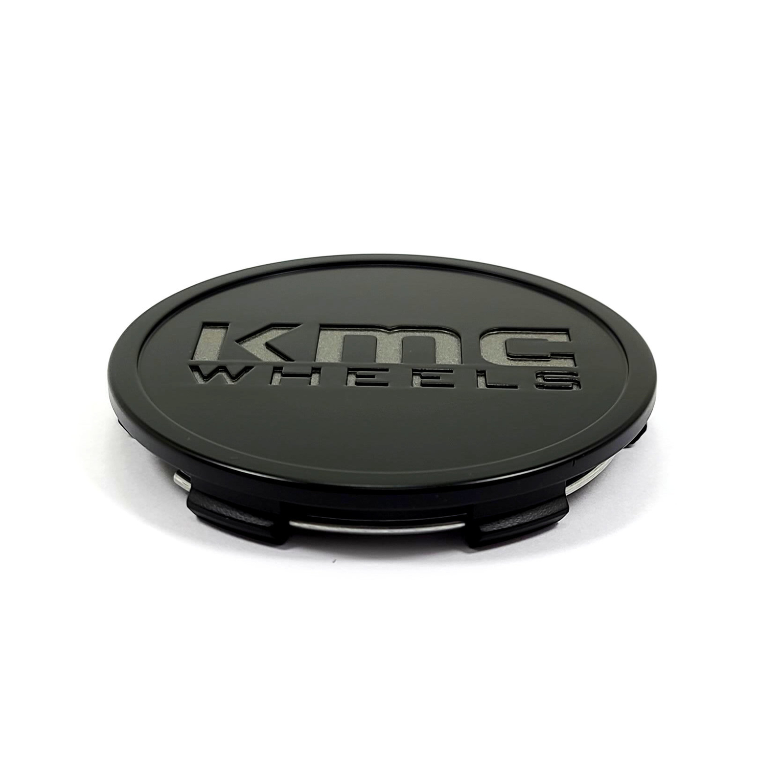 KMC Satin Black Center Cap 35/16"OD Snap Closed for KM718 Summit