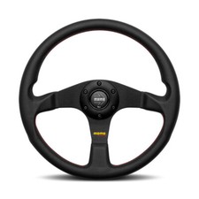 Momo Tuner 320mm Tuv Nfc Steering Wheel Leather Black Genuine