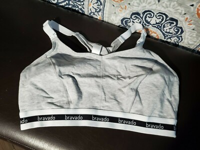 Bravado Original Full Cup Maternity and Nursing Bra - Cotton Dove Heather MEDIUM