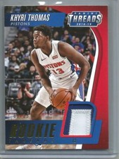 Khyri Thomas 18/19 Panini Threads Game Used Jersey Patch #07/25