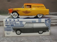 Liberty Classics 1955 Chevy Delivery Cycle Fabrications 1:25 Diecast Coin Bank