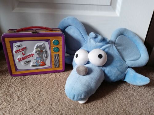 Itchy and Scratchy Simpsons Lunchbox and Hat! - Picture 1 of 11