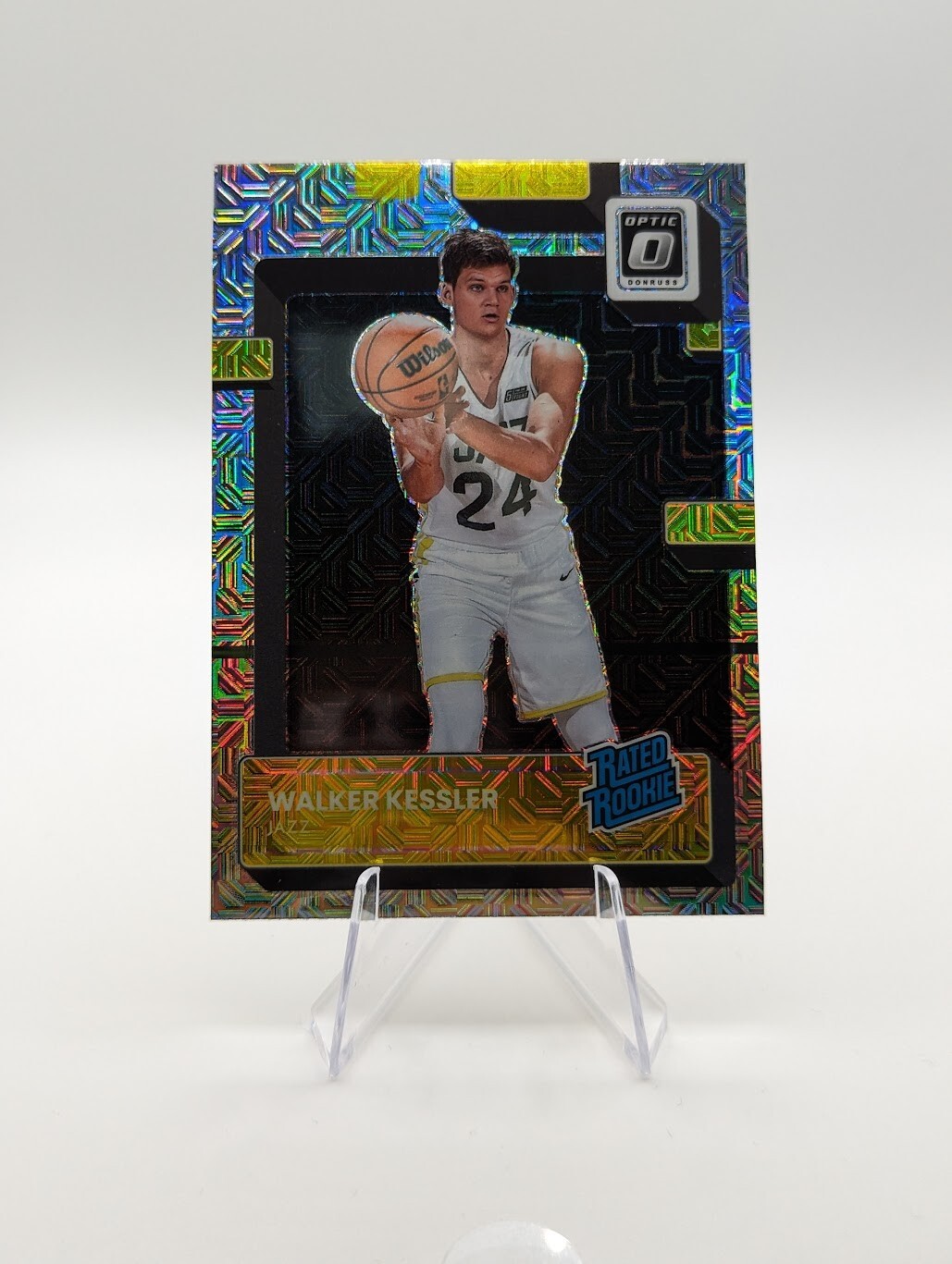 Walker Kessler 2022-23 Donruss Optic Choice Holo SP RC #213 Jazz