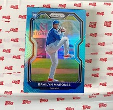 2021 Panini Prizm Baseball Carolina Blue Prizm Brailyn Marquez Rookie Card #12