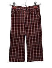 Vintage J.C. Penney Co Jeans Boys 22'X15" Super Denim Plaid Halloween