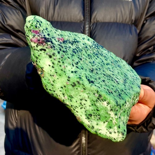 4.6LB Large Natural green Ruby zoisite (anylite) crystal Healing - Picture 15 of 17